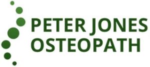 logo for peter jones osteopath in worcester