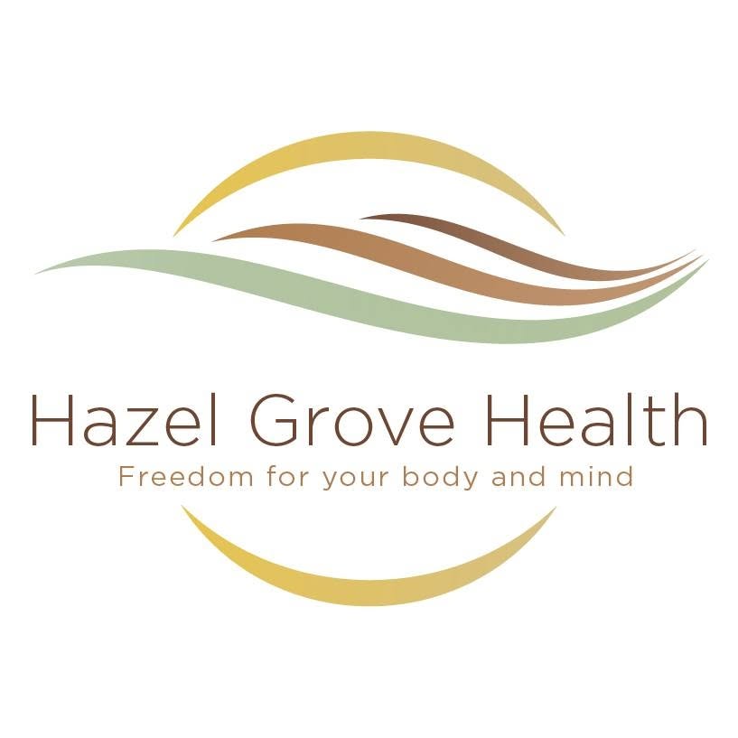 logo of hazel grove health, osteopathy clinic in shropshire